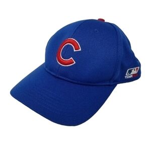 Vintage Logo Chicago Cubs OC Sports Hat Stitched Team MLB Blue Adjustable